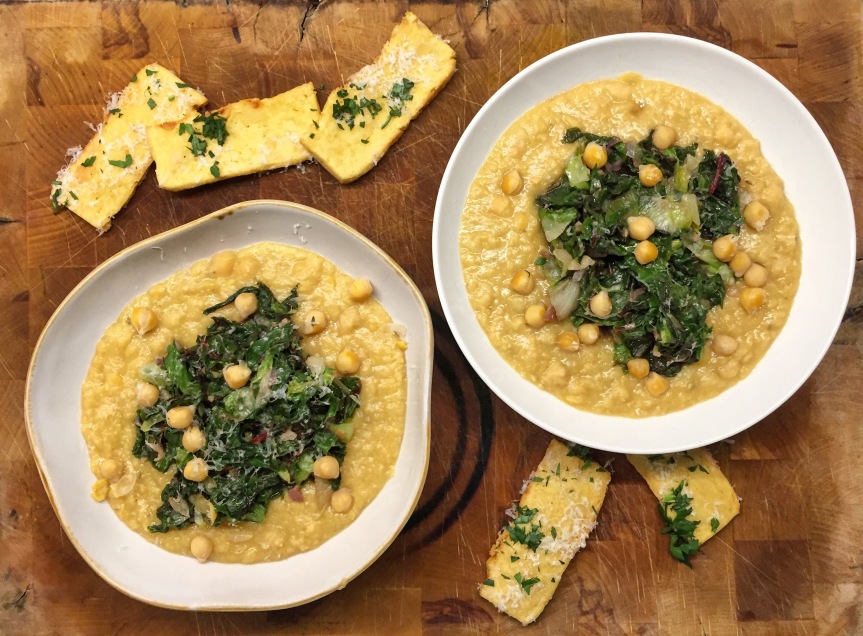 Simple Is Good: Ceci e Scarole (Chickpeas and Greens)