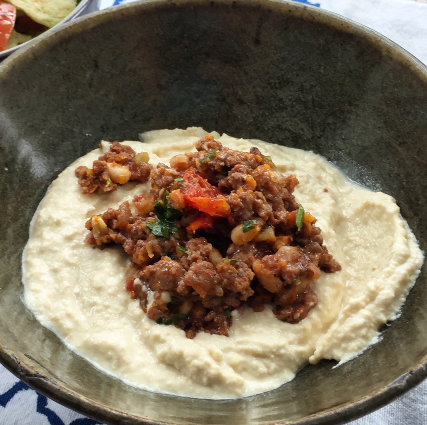 Warm Hummus & Spiced Lamb
