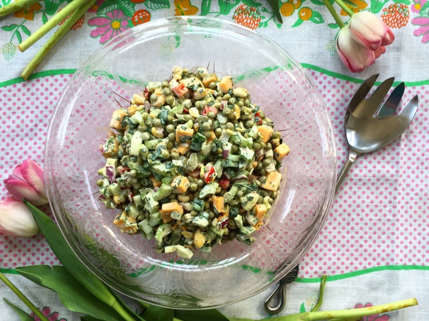 Springtime Pea Salad From Quilt Country